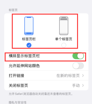 余江iPhone授权维修分享Safari浏览器如何切换标签栏位置 